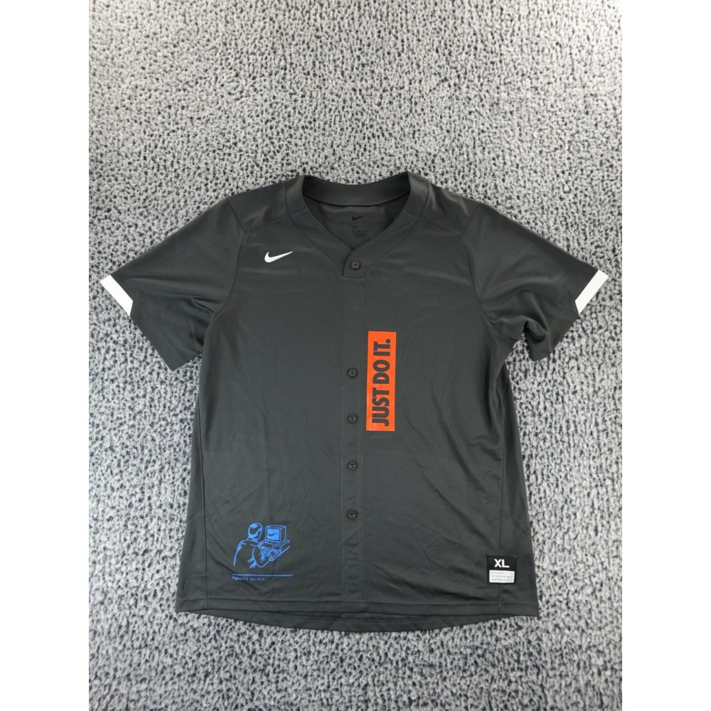 Nike Dri-fit‎ Short Sleeve Jersey Baseball Training Men's AA9810-061 Nike Custom